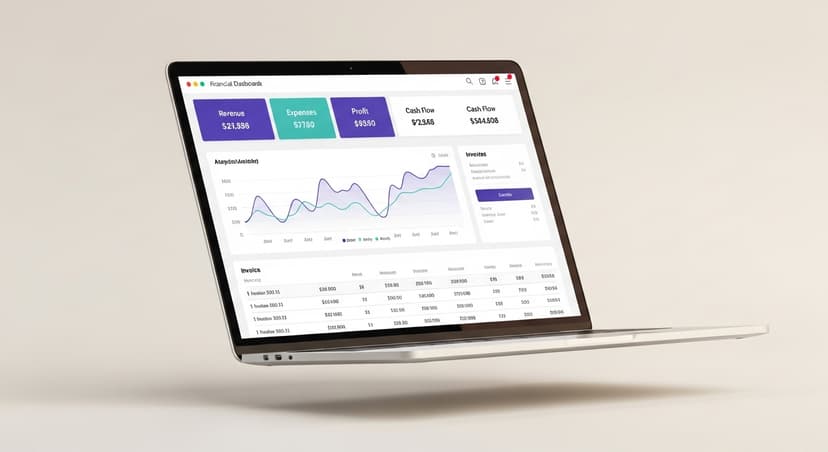 Vanbook financial dashboard preview