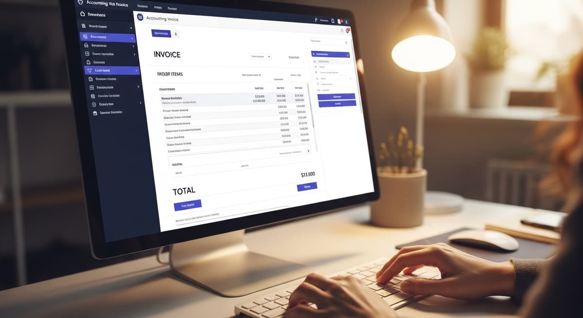 Creating a professional invoice in Vanbook